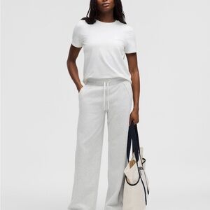 Scuba Mid Rise Wide Leg Pant